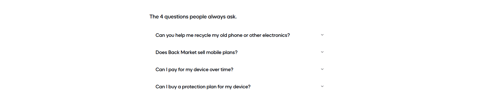 Back Market Faq