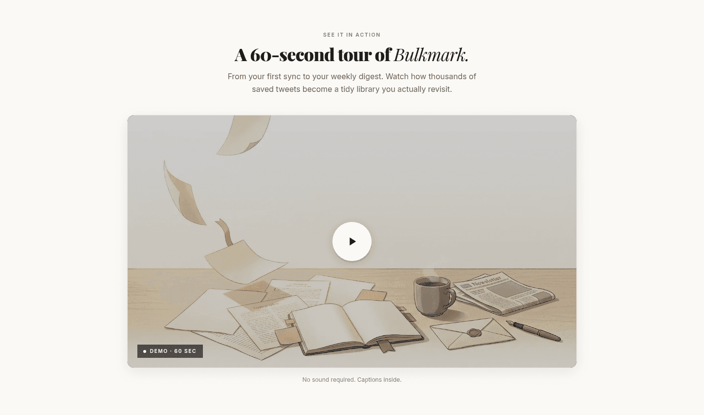 Bulkmark Features
