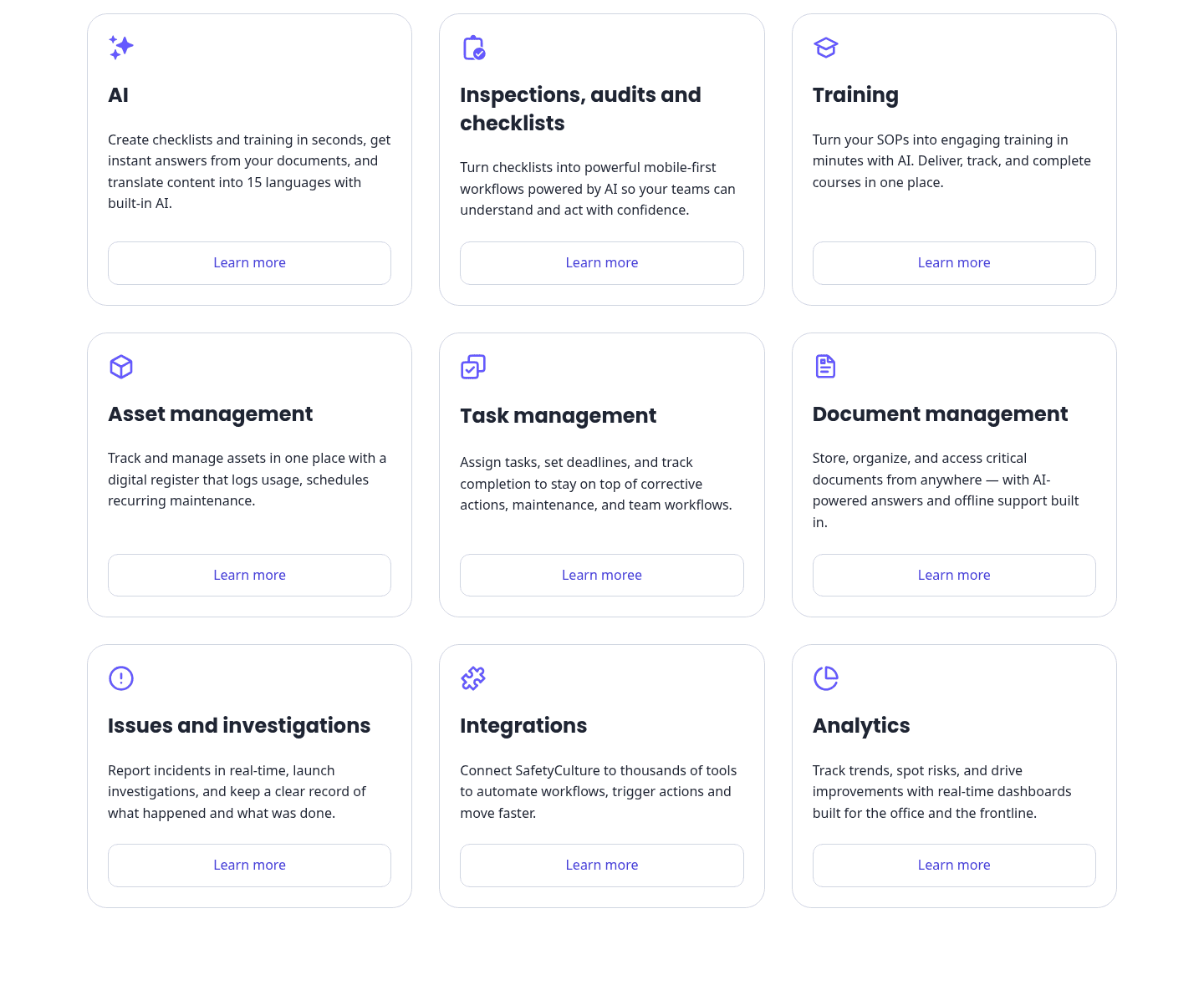 Safetyculture Features