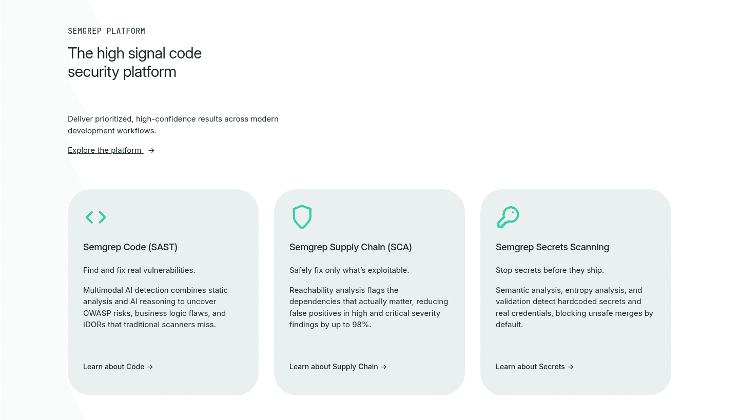 Semgrep Features
