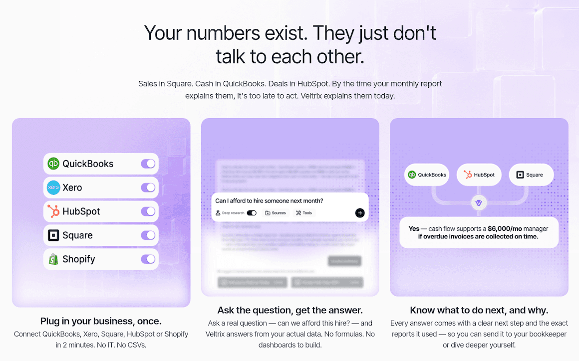 Veltrix AI Features