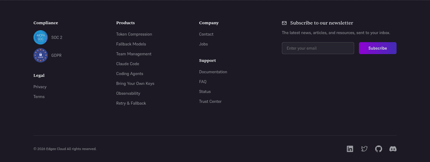 Edgee Fallback Models Footer