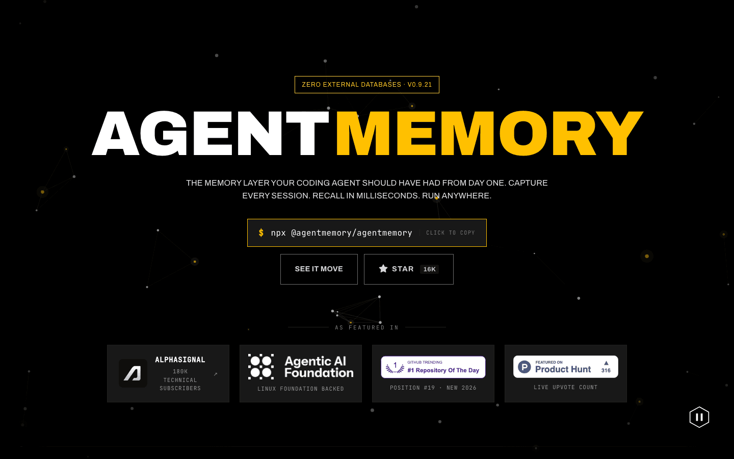 Agentmemory Hero
