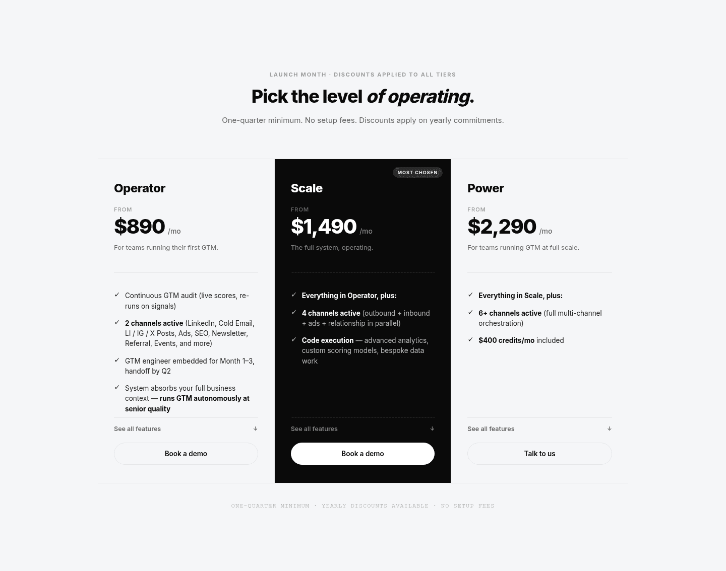 Elentaria Pricing