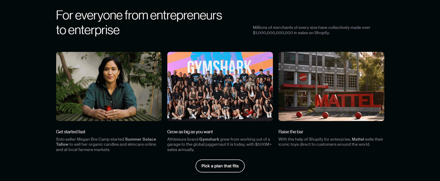 Shopify Value Proposition